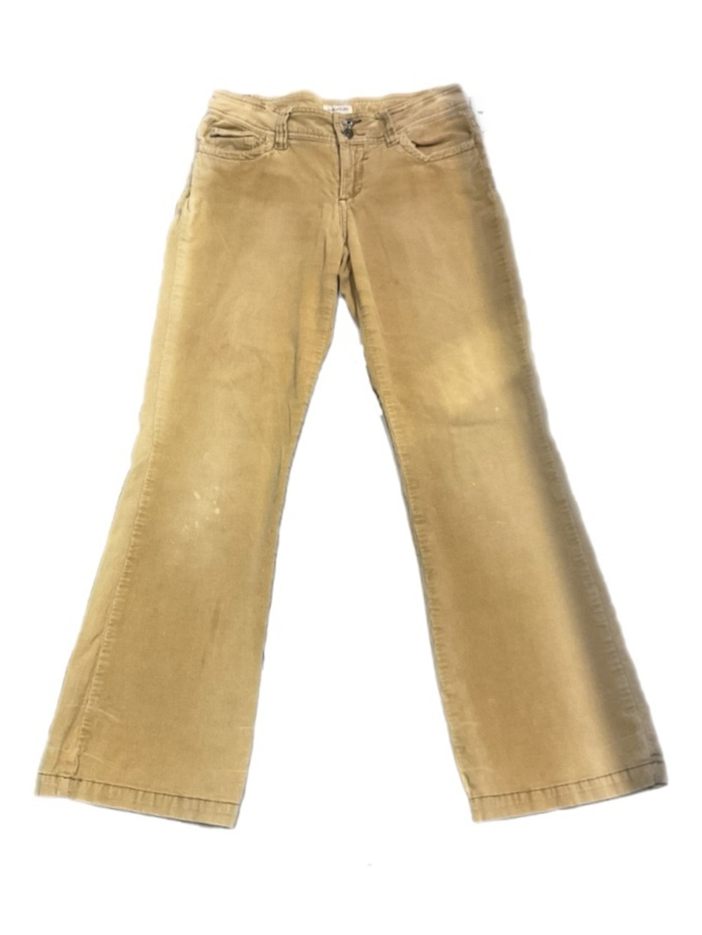 Maurices Khaki Slim High Rise Corduroy Pants